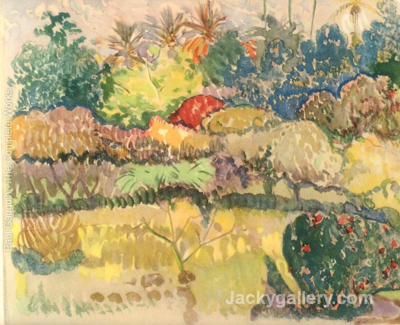 Watercolor 23 by Paul Gauguin paintings reproduction